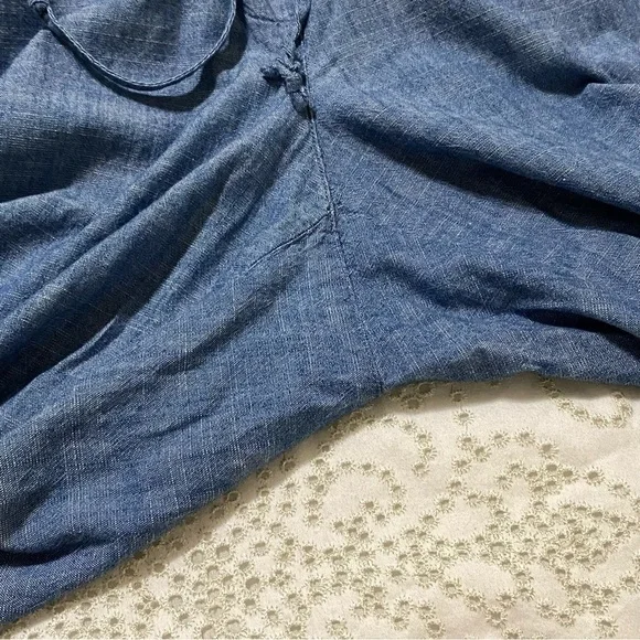 J. By J. Crew cotton chambray drawstring pants size 18W - Picture 7 of 11